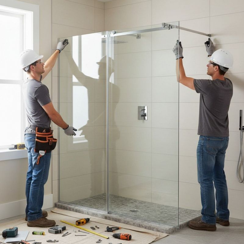 Shower Door Installation